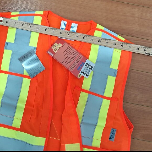NWT Viking Safety Vest with Reflective Stripes - Picture 9 of 15